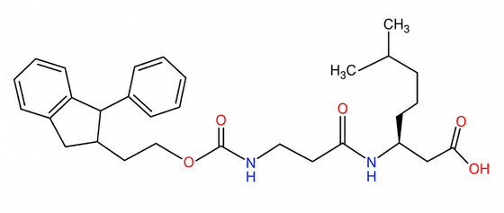 Fmoc-β-Ala-Leu-OH LPPS Deriwaty Fmoc Nieczystość HPLC 99+